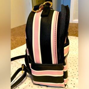 TOMMY HILFIGER Black & Pink Mini Backpack